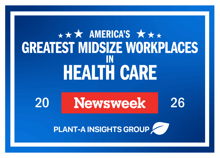 Newsweek's Greatest Midsize Workplaces in Healthcare 2026