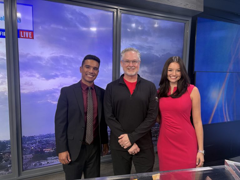 David Harrington with KGET Bakersfield hosts