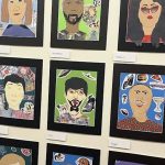 Self-portraits created by CNS patients
