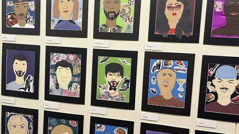 Self-portraits created by CNS patients