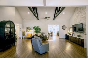 Plano residence, livingroom